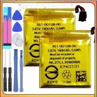 ราคา 361-00108-00 แบตเตอรี่นาฬิกาที่เข้ากันได้สูง 160Mah สำหรับ Garmin Vivoactive 3 (29106720393)