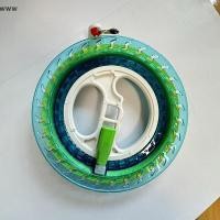 ราคา Cod รอกว่าวม้วนไฟ, 1ชิ้น200/300/400ม. วงล้อไฟสายเชือกอุปกรณ์สายสตริงกลางแจ้งกลมสีฟ้าสำหรับใส่ว่าวใหม่ (56553428876)