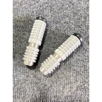 ราคา พักเท้าเกียร์โยง พักเท้าเกียร์โยง เบอร์12” คู่ละ 98฿ ลายจระเข้ จุกปลายสีดำ (28809252105)