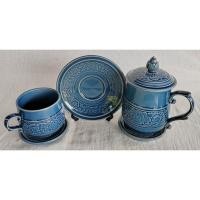 ราคา ชุดเบรค กาแฟ ชา พร้อมจานใส่ขนม ลายไทย เหมาะกับการจัดเลี้ยง สัมนา หรือ งานมงคล งานสังสรร โอทอปลำปาง otop lampang (23484475554)