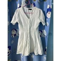 ราคา มินิเดรสสีขาว ฉลุลูกไม้ S,M งานป้าย ypy น่ารักๆค่ะ (28453628796)