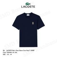 ราคา Lacoste เสื้อยืดคอกลมโลโก้ 3 ตัว สีกรม รุ่น LACOSTE Men's Short Sleeve Crew Neck T-SHIRT Code: TH5504 10 166 (17622589455)