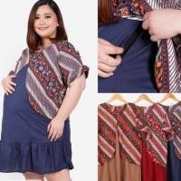 ราคา JUMBO ชุดเดรสคลุมท้องผ้าบาติก (42105807273)