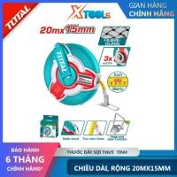 ราคา TOTL TMTF18206 ตลับเมตรไฟเบอร์กลาส ตลับเมตร ไม้บรรทัดน้ํา 20mx15mm สําหรับวัดความยาว กว้าง อเนกประสงค์ (58056130767)