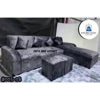 ราคา Sofa L Jumbo ผ้ากำมะหยี่ฮอลแลนด์ (25718865761)