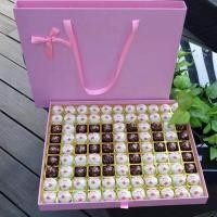 ราคา กล่องของขวัญช็อคโกแลตสำหรับวันวาเลนไทน์จีน ของขวัญวันเกิดเฟอเรโรรอชเชอร์ 99 ชิ้นสำหรับแฟนสาวขนมแต่ง (25361511386)