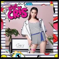 ราคา ชุดนอน Sabina Kiss Cris Collection ลายจุด ขาว-ดำ ผ้ายืดหยุ่น + ผ้าปิดตา Size XL (23621165239)