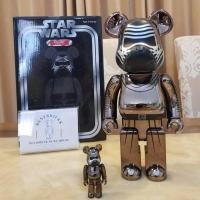 ราคา BEARBRICK Star Wars KYLO REN (ChromeVer.) 400% 100% Set (6880739510)
