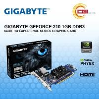 ราคา กราฟิกการ์ด Gigabyte NVIDIA GeForce 210 1GB DDR3 64Bit HD (GV-N210D3-1GI) (23568943970)