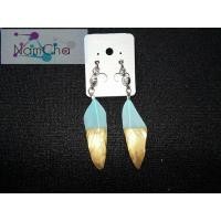 ราคา ต่างหูหนีบ ขนนก(สีฟ้าทอง) (1121377547)