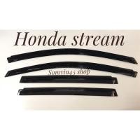 ราคา กันสาด คิ้วกันสาด รถยนต์ HONDA STREAM (1ชุด4ชิ้น) (7343809448)