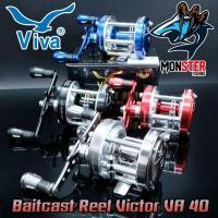 ราคา รอกตกปลา รอกเบท วีว่า VIVA BAITCAST REEL VA40 New VICTOR (27907568897)