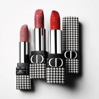 ราคา ‼️ไม่แท้ยินดีคืนเงิน‼️Dior Rouge Lipstick ลิปสติก ดิออร์ 1.5g รุ่น Houndstooth Limited และรุ่นปลอกดำ พร้อมส่ง (20223469237)