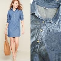 ราคา เดรสเชิ้ต Chambray คลุมท้อง Old Navy (29087924889)