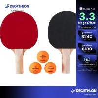 ราคา Decathlon Small Indoor Table Tennis Set ชุดตีปิงปองรุ่น Ppr 100 พร้อมไม้ 2 อันและลูก 3 ลูก - Black (41364515781)