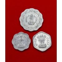 ราคา ชุดเหรียญสะสม ประเทศอินเดีย 10,3,2 PAISE ปีลึก เนื้ออลูมิเนียม หายากรับประกันแท้ (58004131691)