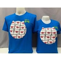 ราคา เสื้อยืดเป่ายิ้งฉุบ เสื้อยืดครอบครัวอบอุ่น สีน้ำเงิน ลายชีวิตมีแต่เรื่องมู๋หมู ผ้าคอตต้อน100%สวมใส่สบาย ชาย หญิง (21073421647)