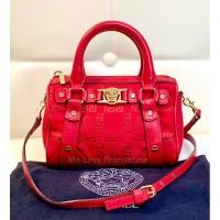 ราคา Versace Shoulder Red Bag (รับประกันสินค้าแท้ 100%) (22867370529)
