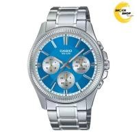 ราคา CASIO นาฬิกาผู้ชาย รุ่น MTP-1375D-2A2V วัสดุสเตนเลสสตีล สีฟ้า คาสิโอ (25258674454)