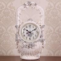 ราคา นาฬิกาตั้งโต๊ะหลุยส์ทรงกระเช้าดอกไม้งานนาฬิกานำเข้าระบบ Quartz นาฬิกาเดินเงียบไม่มีเสียงดัง รูปทรงกระเช้าดอกไม้สาน (18181008032)