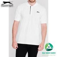 ราคา เสื้อยืดโปโลผู้ชาย Slazenger Plain ไซส์ยุโรป (สีขาว) (29943946617)