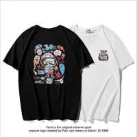 ราคา ✅พร้อมส่ง✅เสื้อยืดสกีนลายVansมี2 สีขาวดำ ผ้าคอตตอนผสมใส่สบาย (3078798311)