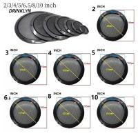 ราคา DRINKLYN 1/2/4/8/10 ชิ้นลําโพงกรอบพลาสติก,โลหะลวดเหล็ก Grilles Enclosure ฝาครอบลําโพง,รถคุณภาพสูง Home 2/3/4/5/6.5/8/10 นิ้วตาข่ายตกแต่ง (26894261077)