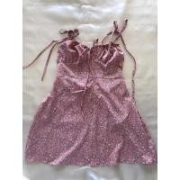 ราคา เดรสลายดอกสีชมพูหวานแหว๋ว (18563618231)