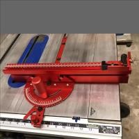 ราคา นิ้วตารางเลื่อย Miter Gauge Miter Bar สําหรับ 3/4 x 3/8 นิ้ว, ปรับพลิกหยุดและรั้วสําหรับงานไม้ Crosscut, Miter Cut (48255570677)