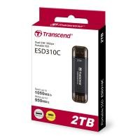 ราคา Transcend External SSD smallest 2TB : ESD310C : Type-A and Type-C connectors : รับประกัน 5ปี - มีใบกำกับภาษี-TS2TESD310C (18681557955)