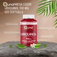 ราคา Qunol Mega CoQ10 Ubiquinol 100 mg 120 Softgels (44422618643)