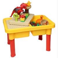 ราคา โต๊ะกิจกรรม เลโก้ ตัวต่อ ไดโนเสาร์ชุดใหญ่ Dinosaur Lego 2in1 Table Set เปลี่ยนเป็นโต๊ะเขียนได้ด้วย (880520007)