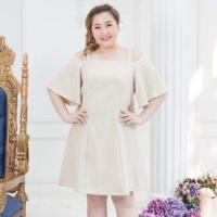 ราคา เดรสคนอ้วนสีชมพู อก50 (1891352977)