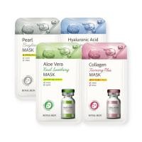 ราคา Royal skin mask hyaluronic acid aqua / collagen firming plus mask/ aloe vera real soothing mask/ pearl brightening mask (26634633003)