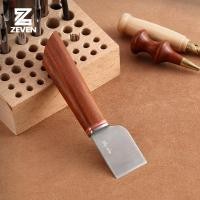 ราคา สไตล์ญี่ปุ่นสั้นแบน 160x35 มม.หนังหัตถกรรมมีดยูทิลิตี้ Skiving จับคู่ Skiver ที่มีมุมรอบไม้ Handle (42215656070)