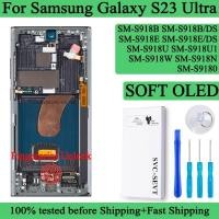 ราคา ทดสอบ 100% AMOLED สําหรับ Samsung Galaxy S23 Ultra จอแสดงผล LCD Touch Screen Digitizer แผงสําหรับ Samsung S23 Ultra จอแสดงผล (49005091212)