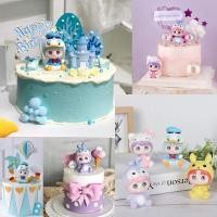 ราคา ตุ๊กตาแต่งเค้ก เด็กใส่หมวกเป็ด-กระต่าย-ปิกาจู-คิตตี้ วัวน้อย หมูน้อย (21026013678)