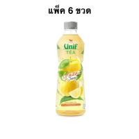 ราคา [แพ็ค6ขวด] ยูนีฟทียูซุ 400 มล. Unif Tea yuzu Flavored (26588129993)