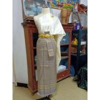 ราคา ชุดไทยสไบพร้อมผ้าถุงจีบหน้านาง (9315822762)