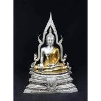 ราคา พระพุทธชินราช ขนาดบูชา วัดพระศรีรัตนมหาธาตุ จ.พิษณุโลก หน้าตัก 9 นิ้ว เนื้อทองเหลือง สองกษัตริย์ (25372613055)
