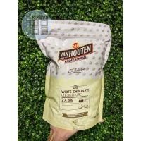 ราคา White chocolate27.8% ขนาด 1500g แวนฮูเต็น (9928723937)
