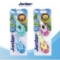 ราคา Jordan จอร์แดน แปรงสีฟันเด็ก Step 1 สำหรับเด็ก 0-2 ปี แพ็คคู่ 1 แพ็ค (15875595021)