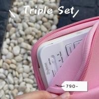 ราคา triplesetเซ็ตเคสไอแพด(เคส,คีย์บอร์ด,กระเป๋าใส่คีย์บอร์ด) (18774790517)