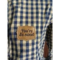 ราคา เสื้อเชิ้ต ลายสก็อต ผ้าใส่สบาย สีกรม (25454649731)