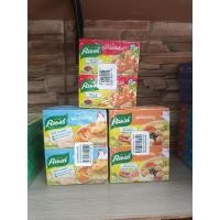 ราคา [แพ็ค6กล่อง]คนอร์ ซุปก้อน รสหมู รสไก่ ต้มยำ น้ำหนัก 72-80 กรัม (18983180376)