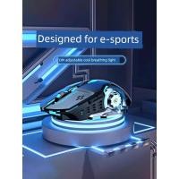 ราคา mouse wireless เมาส์ไร้สาย เมาส์ไร้สายแบบมีสายบลูทูธเงียบเกมสํานักงานเกมชาร์จกลคอมพิวเตอร์ตั้งโต๊ะโน๊ตบุ๊คเมาส์ (55902763436)