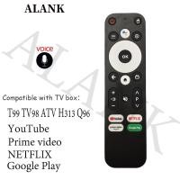 ราคา ALANK รีโมททีวี รีโมท Android TV Box 4K ความละเอียดสูง รีโมทควบคุมด้วยเสียงโดยกูเกิล สำหรับ T99, TV98, ATV, H313, Q96 (48150096126)