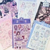 ราคา สติ๊กเกอร์ตัวละครการ์ตูนน่ารัก diy Handbook Sticker Goo Card Sticker (27854867261)