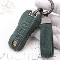 ราคา เคสกุญแจ Porsche Macan McKay Panamera 718 เคสกุญแจ Cayenne หัวเข็มขัด fur alcantara (21457261817)