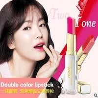 ราคา NOVO Double Color Lipstick ลิป ทูโทน 2 สี , Odbo lipstick OD520 (391068304)